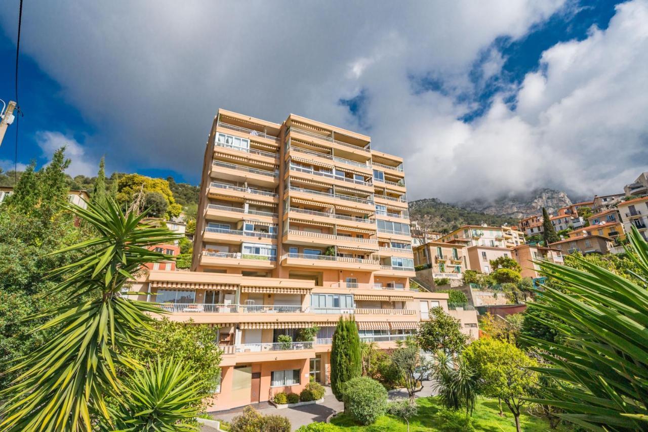 Ferienwohnung Monaco Border, Sea View, Terrace, Free Parking Beausoleil Exterior foto